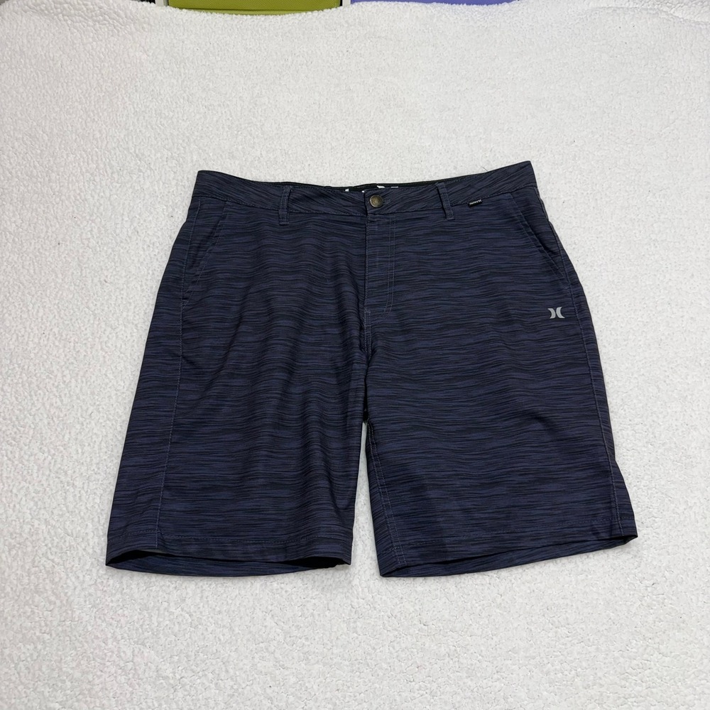 Hurley Mens Phantom‎ Hybrid Shorts Navy Blue Heathered 36 HSP21VMB-02000